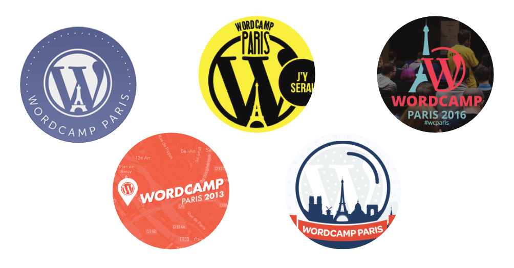 logos des wordcamps paris